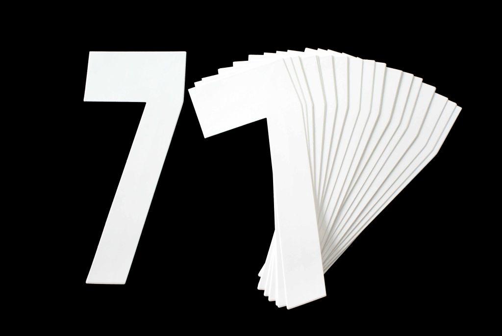 WHITE 8"/20cm 7. PACK/25