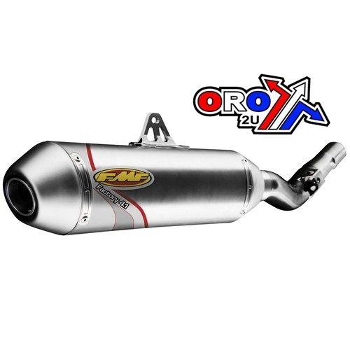 10-12 TXC450 F4.1 SS NATURAL, FMF 045534 Factory 4.1 Slip-On