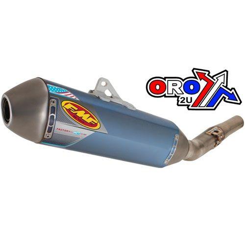 11-13 CRF250R F4.1 SS BLUE FMF 041437 Exhaust Anodized