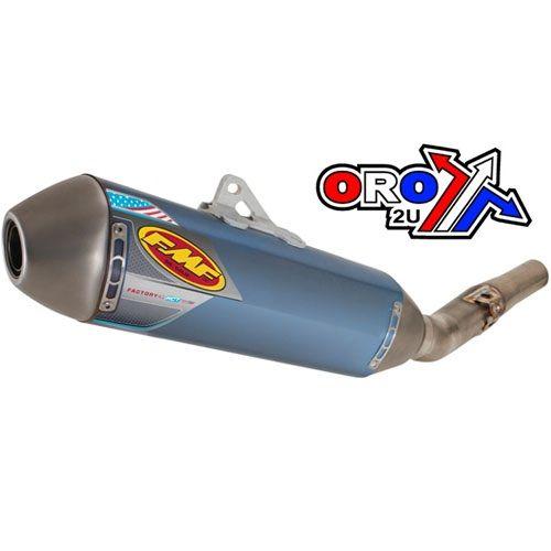 11-12 CRF450R F4.1 TIT BLUE FMF 041447 FACTORY SILENCER