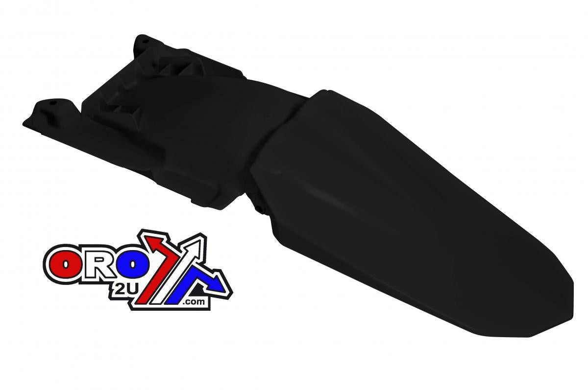 R-TECH BLACK REAR FENDER HUSQVARNA CR125 2009-2013, WR125 2009-2013