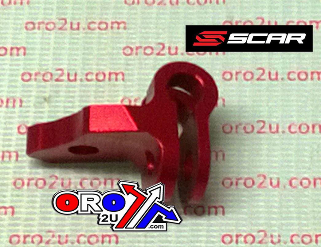 CLUTCH CABLE GUIDE RED, SUZUKI RM-Z450 08-17, SCAR CCG401