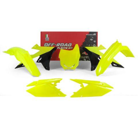 R-TECH NEON PLASTIC KIT/5 SUZUKI RM-Z450 2018-2024, RM-Z250 2019-2024