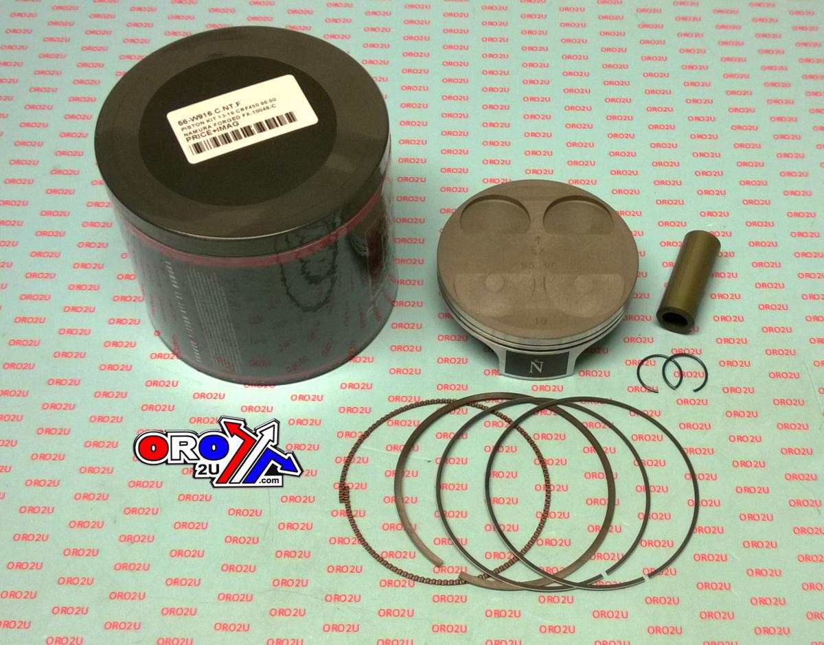 NAMURA 96mm FORGED PISTON KIT C, HONDA CRF450R 2013-2016