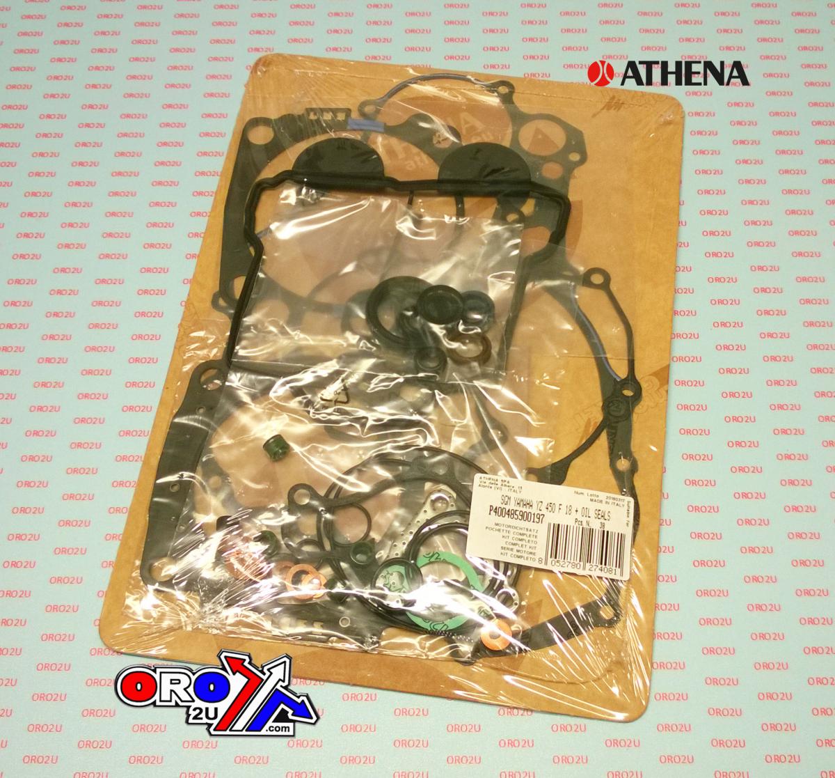 COMPLETE GASKET KIT YAMAHA WR450F 19-20, YZ450F 18-19, ATHENA P400485900197