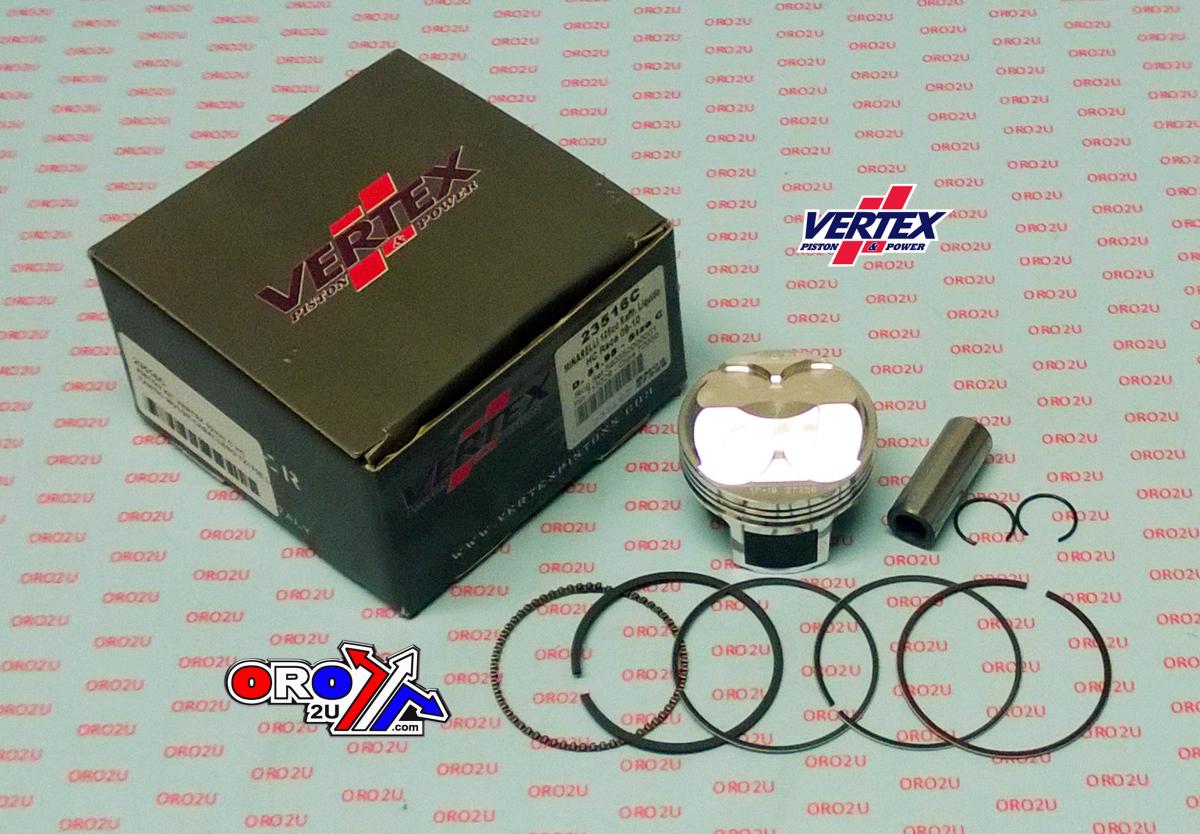PISTON KIT VERTEX 52.0 A HC FANTIC 125 TZ170 08-10, VERTEX 23516A, COMPR 16,1:1