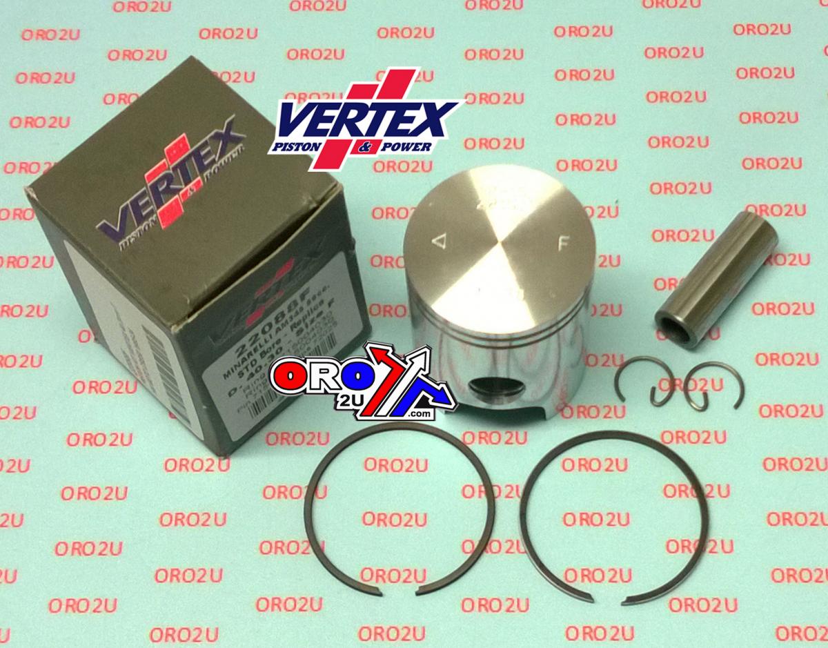 PISTON KIT VERTEX 40.3 F HM MOTO CRE50 95-04, VERTEX 22088F SCOOTER AM345 50CC