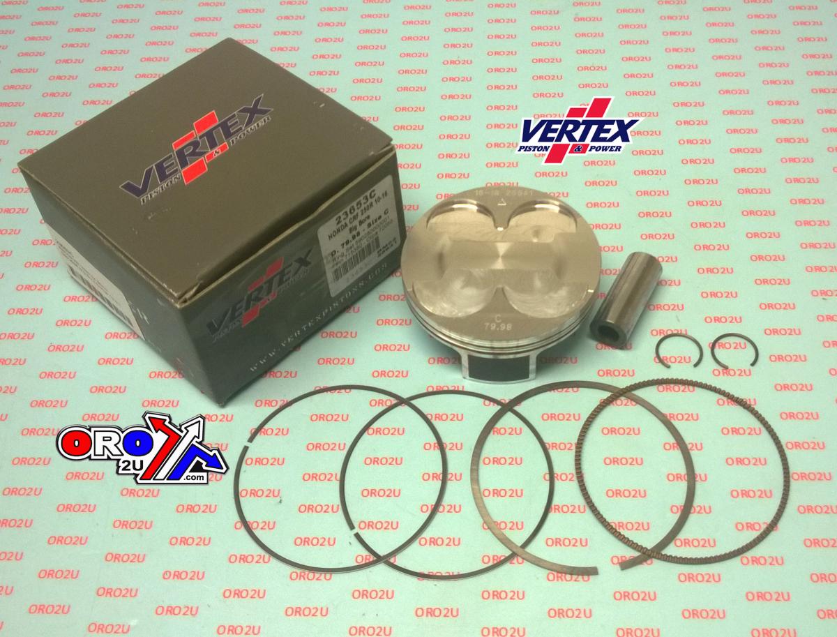 PISTON KIT VERTEX 80.0 A HONDA CRF 250 10-17, OS+3.20 BIG BORE COMPR 13,3:1