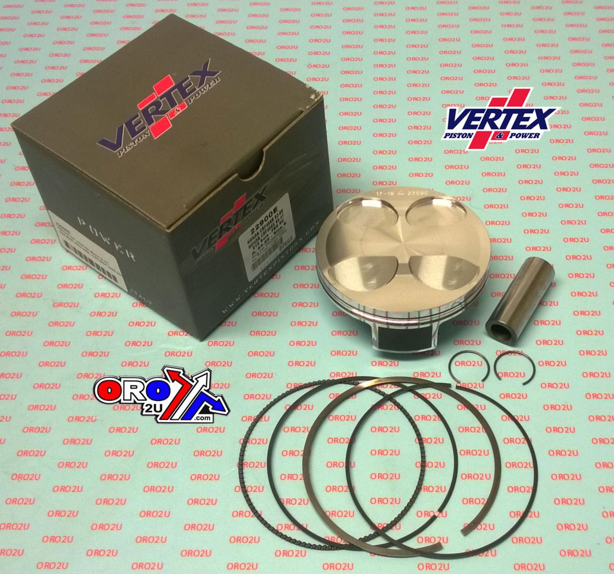 PISTON KIT VERTEX 96.0 D HONDA CRF 450 R/X 02-17, VERTEX 22900D HC COMPR 12,5:1