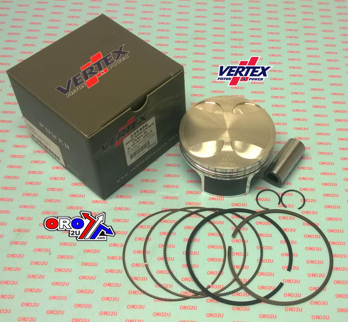 PISTON KIT VERTEX 94.0 B HC HONDA TRX 450 04-05, VERTEX 23545B HC COMPR 11,5:1