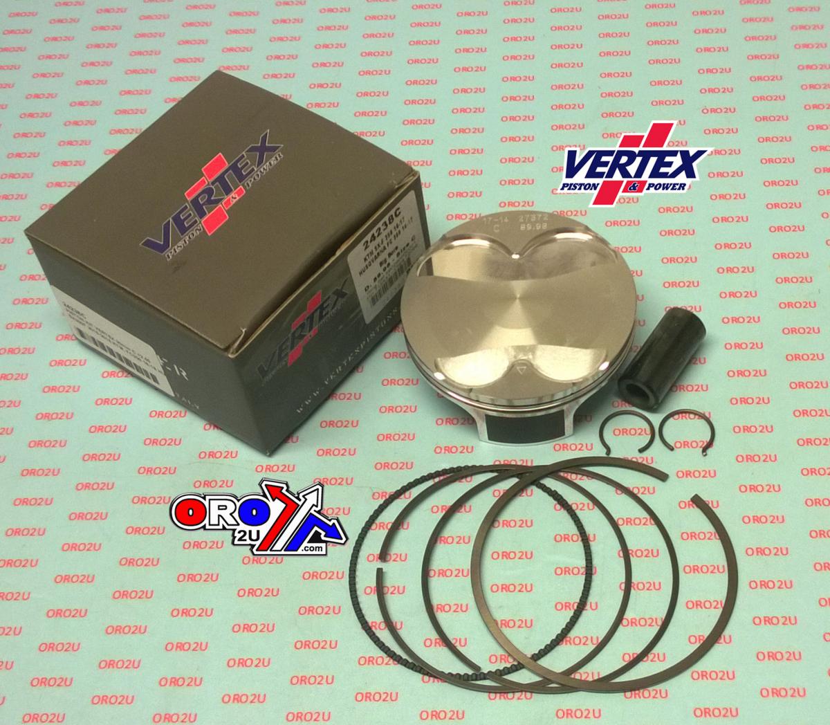 PISTON KIT VERTEX 24238C 90.0 C KTM SX/EXC 350 16-22, OS+2:00 BIG BORE GAS GAS
