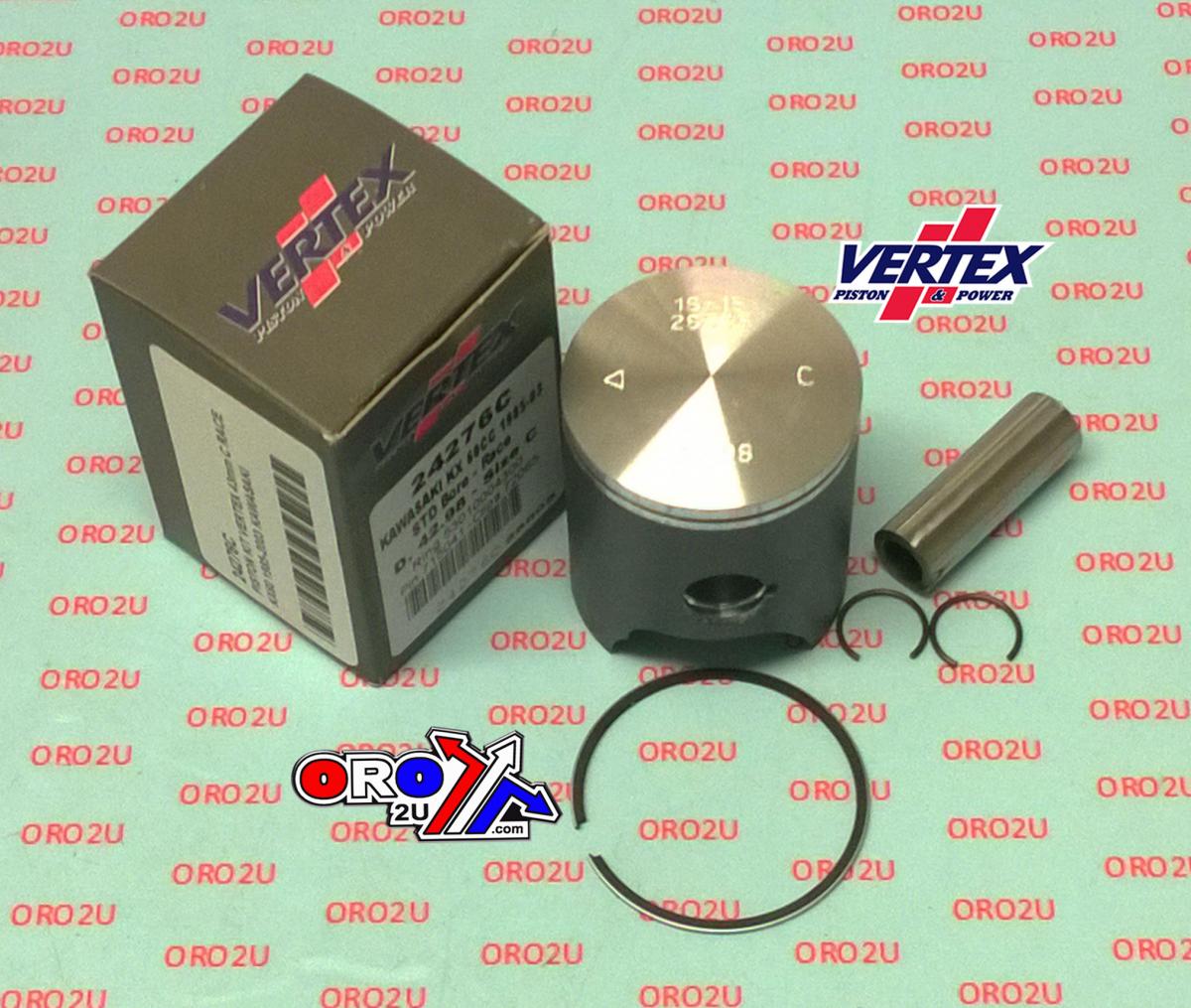 PISTON KIT VERTEX 43.0 C RACE KAWASAKI KX 60 85-03, VERTEX 24276C RACE