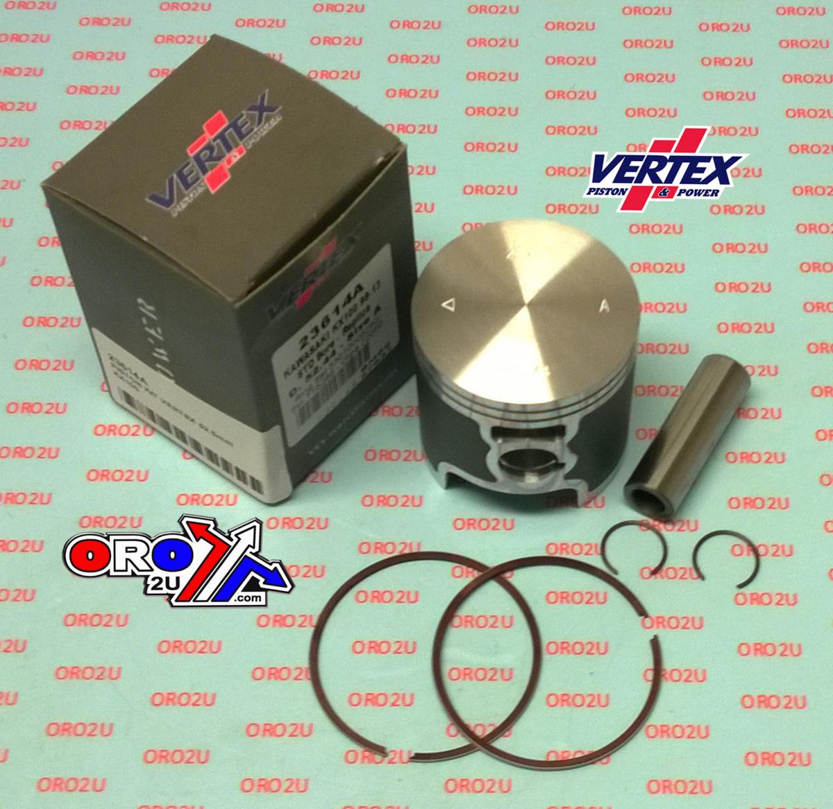 PISTON KIT VERTEX 53.0 KAWASAKI KX 100 98-13, VERTEX 23614050 OS +0.50