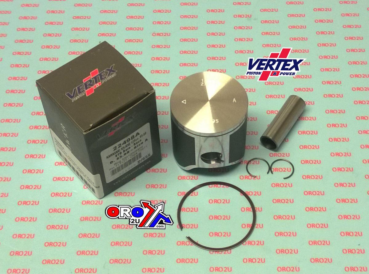 PISTON KIT VERTEX 54.0 A KAWASAKI KX125 95-00 RACE, VERTEX 22498A