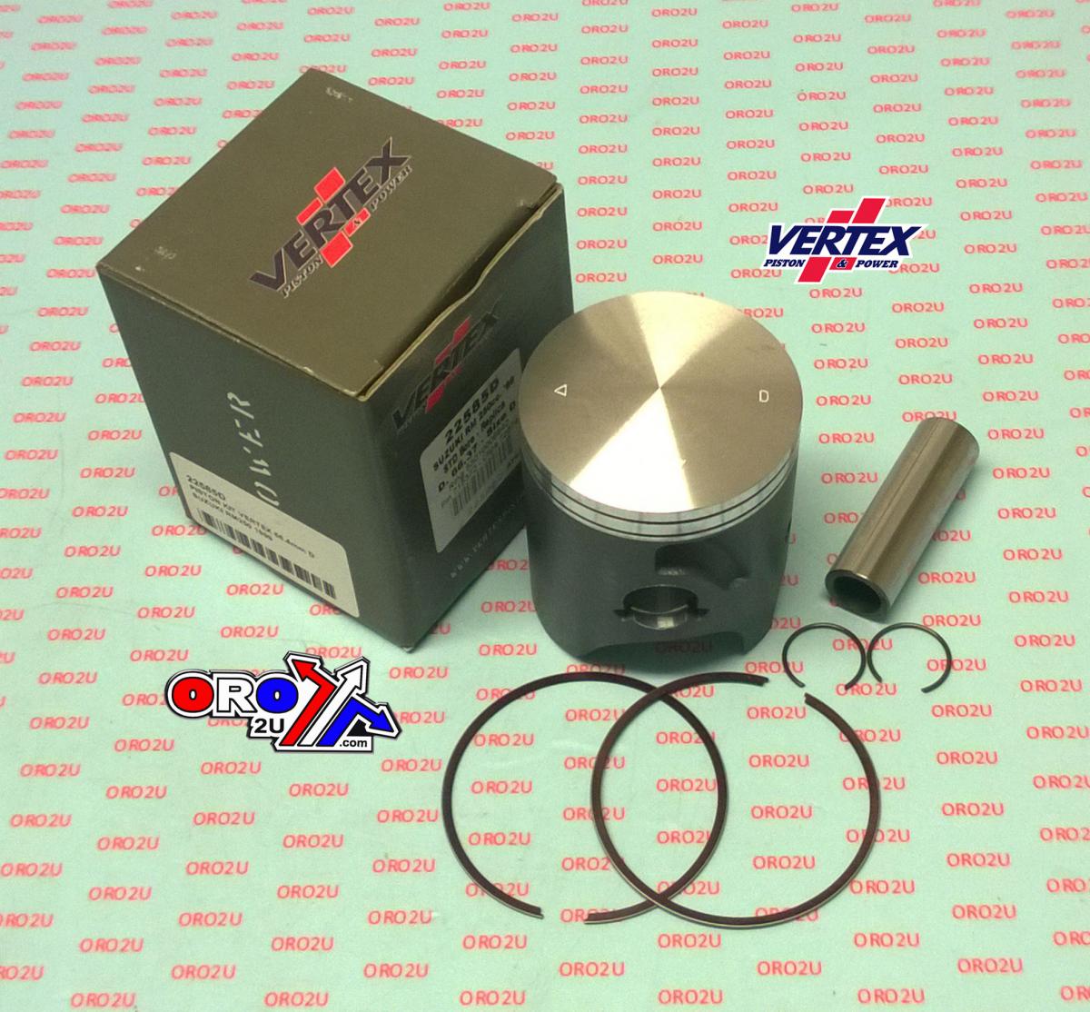 PISTON KIT VERTEX 66.4 C KAWASAKI KX250 98-01 RACE, VERTEX 22579C SINGLE RING