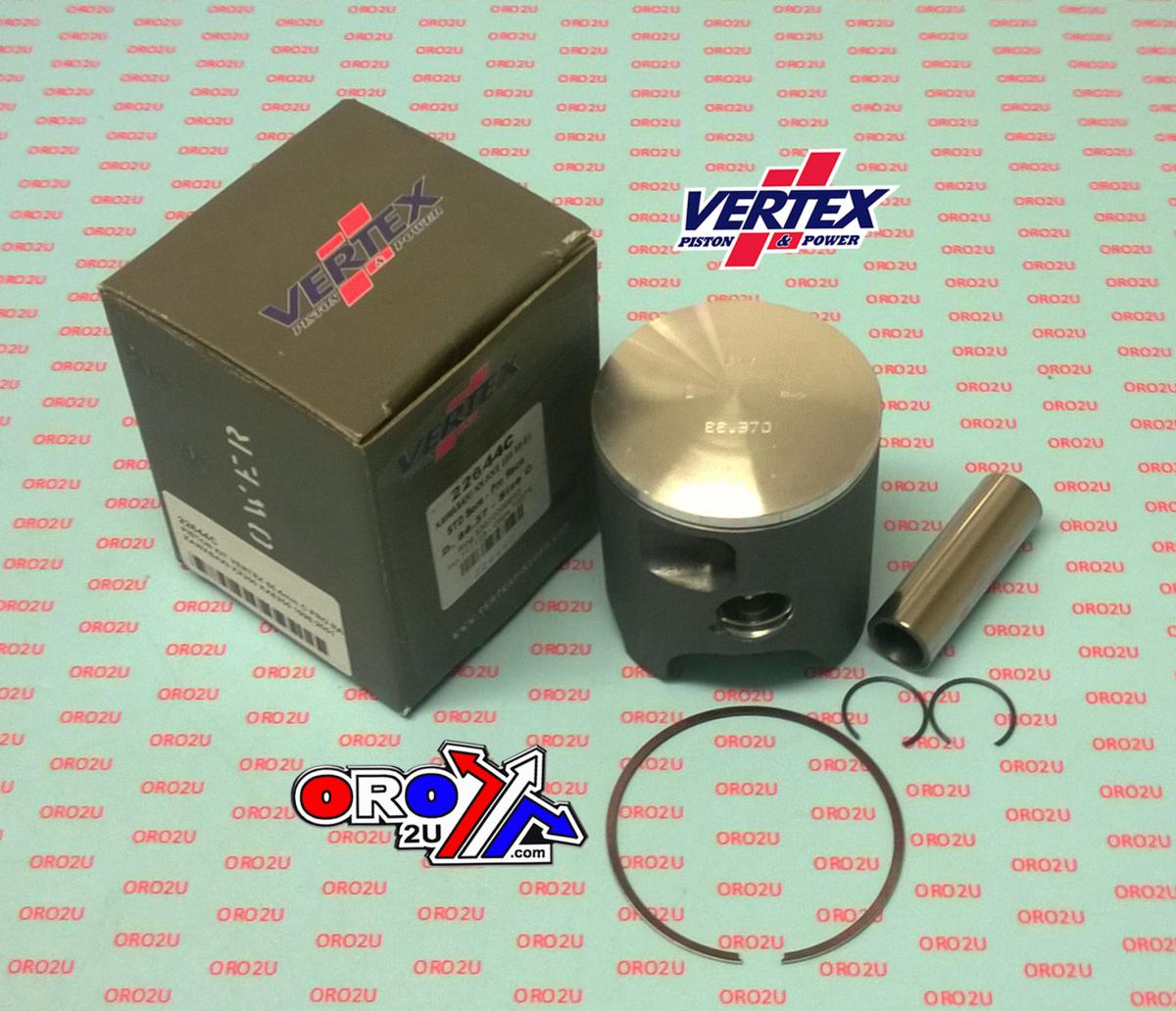 PISTON KIT VERTEX 66.4 B KAW KX250 98-01 PRO RACE, VERTEX 22644B SINGLE RING