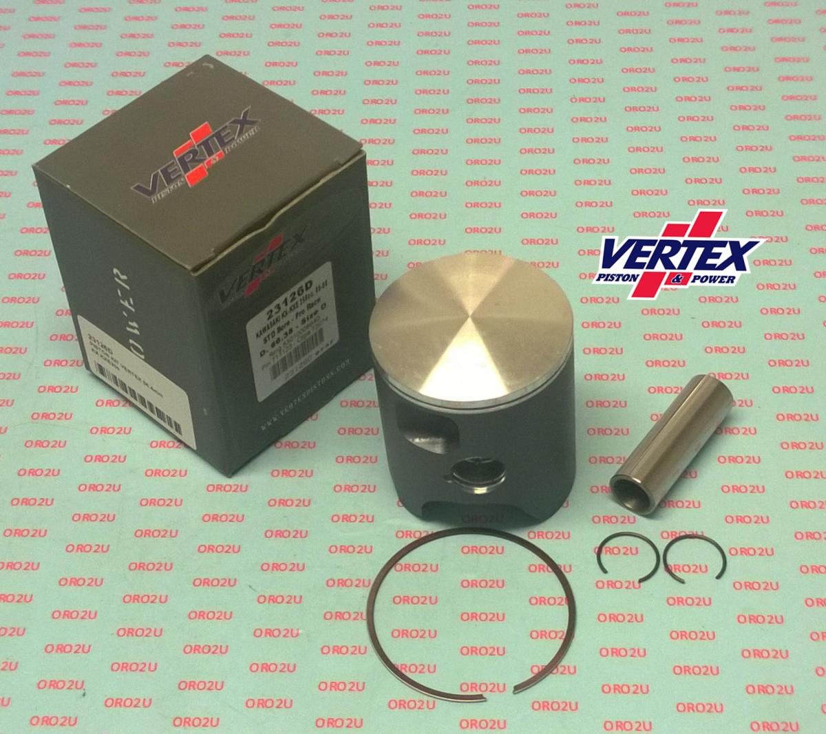 PISTON KIT VERTEX 66.4 D KAW KX 250 05-08 PRO RACE, VERTEX 23126D