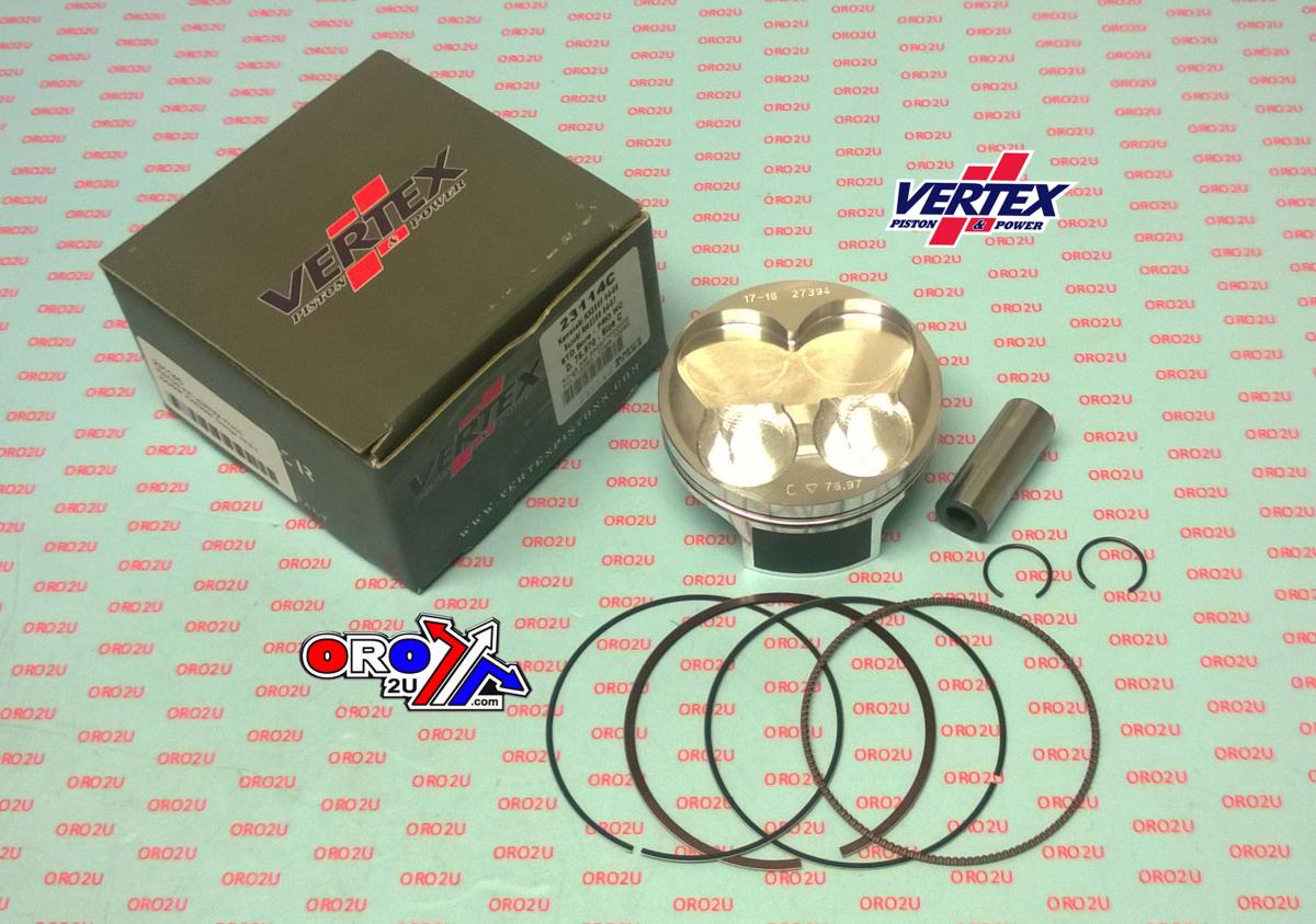 PISTON KIT VERTEX 77.0 A SUZUKI RMZ 250 04-07, VERTEX 23114A KAW KXF 250 HC
