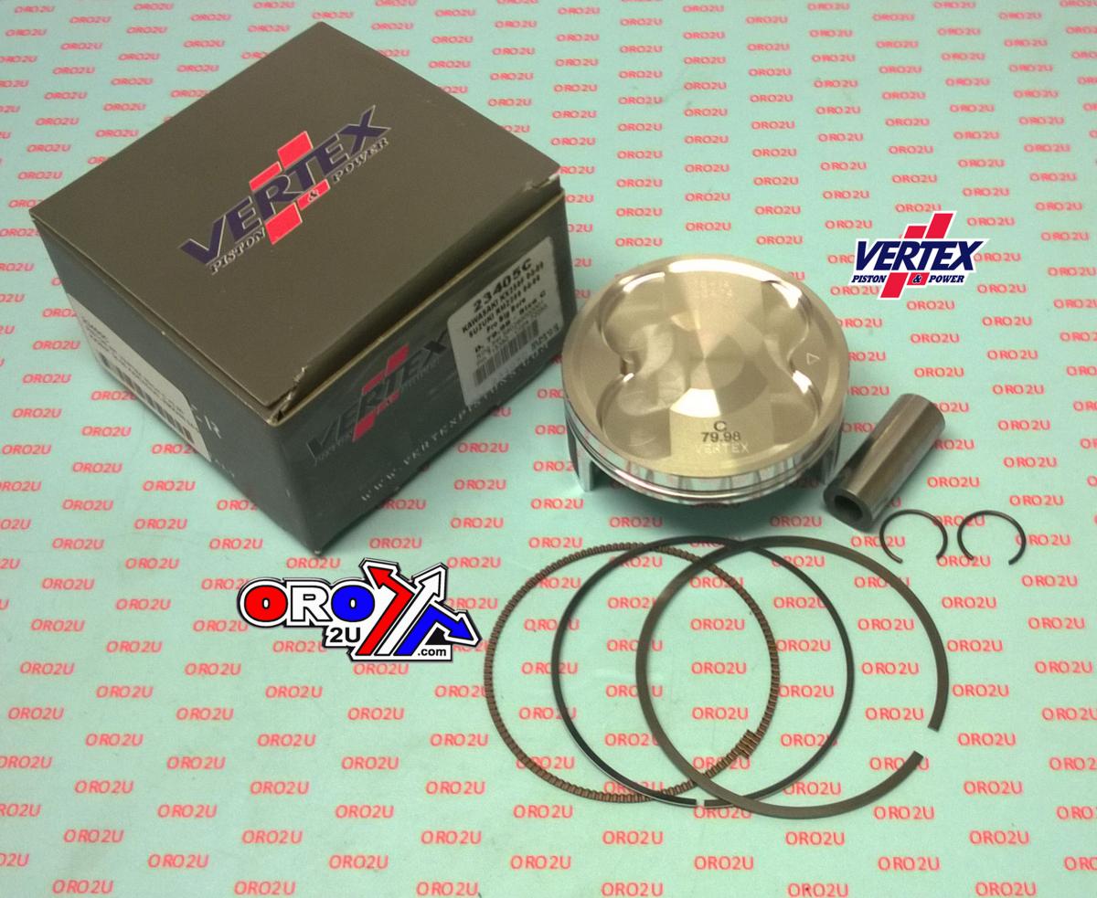PISTON KIT VERTEX 80.0 B KAWASAKI KXF 250 04-09, SUZUKI RMZ 250 +3.00 BIG BORE
