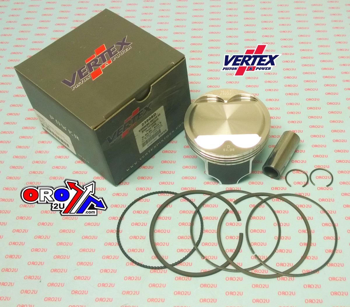 PISTON KIT VERTEX 85.0 D HC KAWASAKI KFX 750 05-14, VERTEX 23909D HC COMP 11,5:1