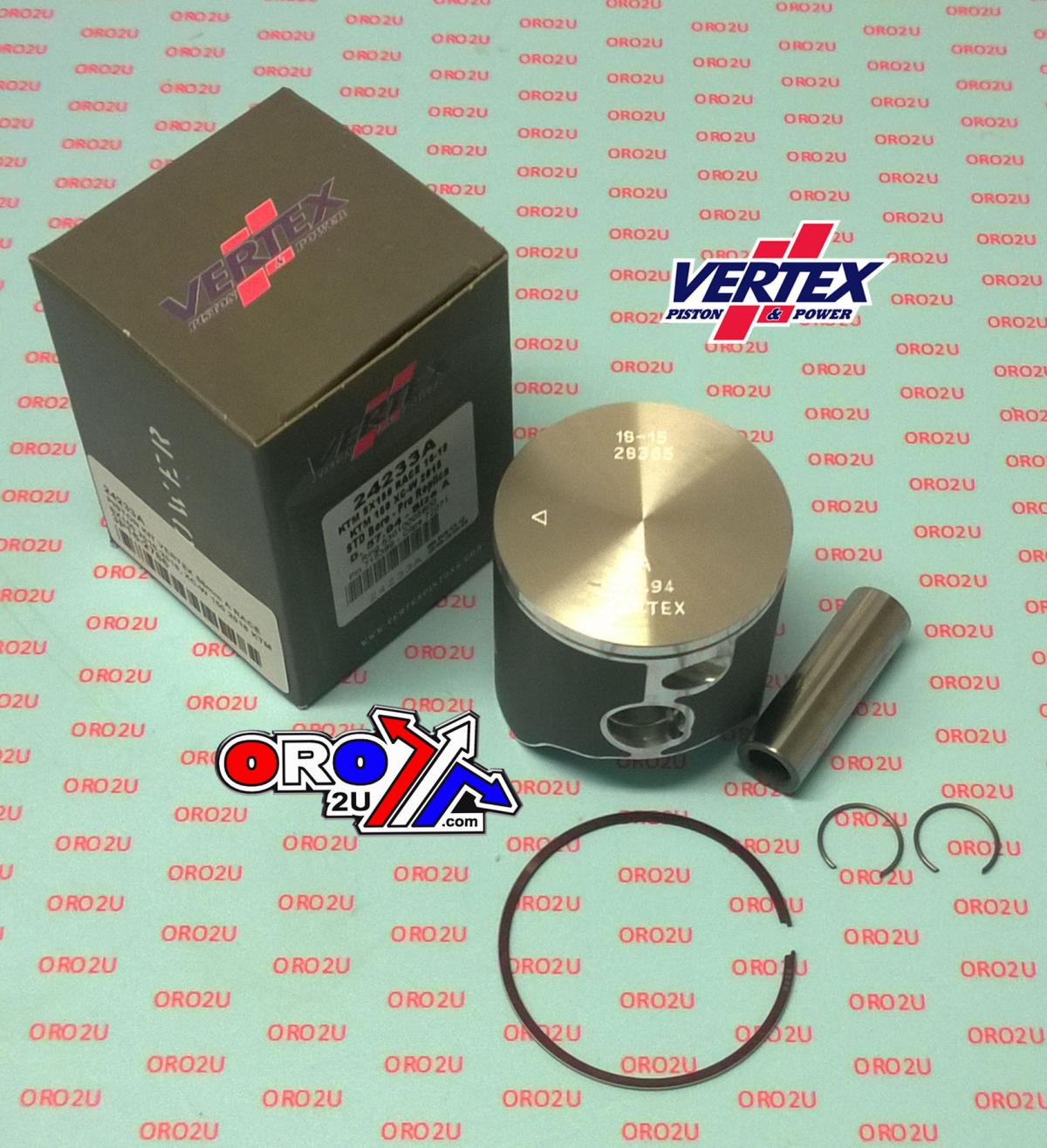 PISTON KIT VERTEX 24233B 58.0 B RACE KTM EXC/SX/XC-W 150 16-22, HUSKY TE RACE