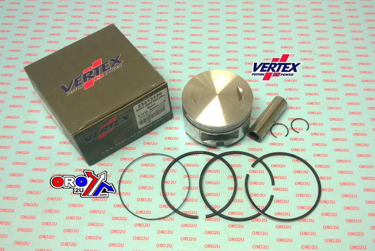 PISTON KIT VERTEX 73.3 KYMCO KXR/MXU 250 03-06, VERTEX 23213055 OS +0.55