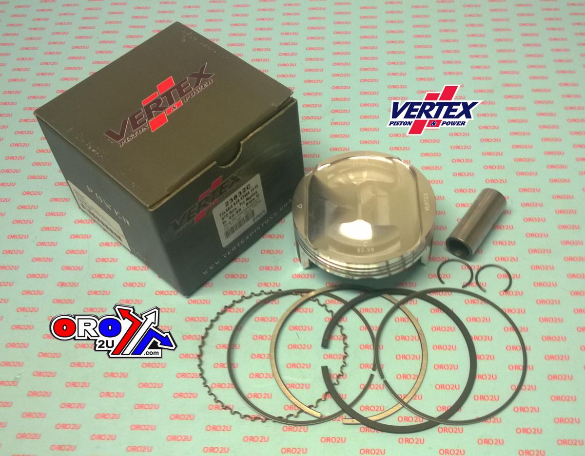 PISTON KIT VERTEX 93.0 B POLARIS RZR 900 11-13, VERTEX 23832B COMPR 10,6:1