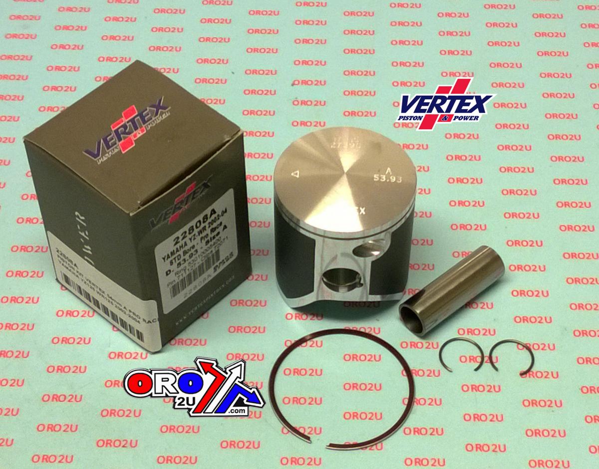 PISTON KIT VERTEX 54.0 B YAMAHA YZ125 02-04 PRO RACE, VERTEX 22808B