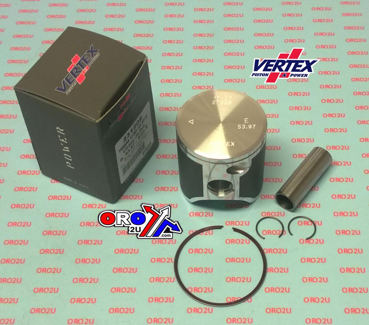 PISTON KIT VERTEX 54.0 E YAMAHA YZ125 05-21 PRO RACE, FANTIC XE/XX 125 21-22
