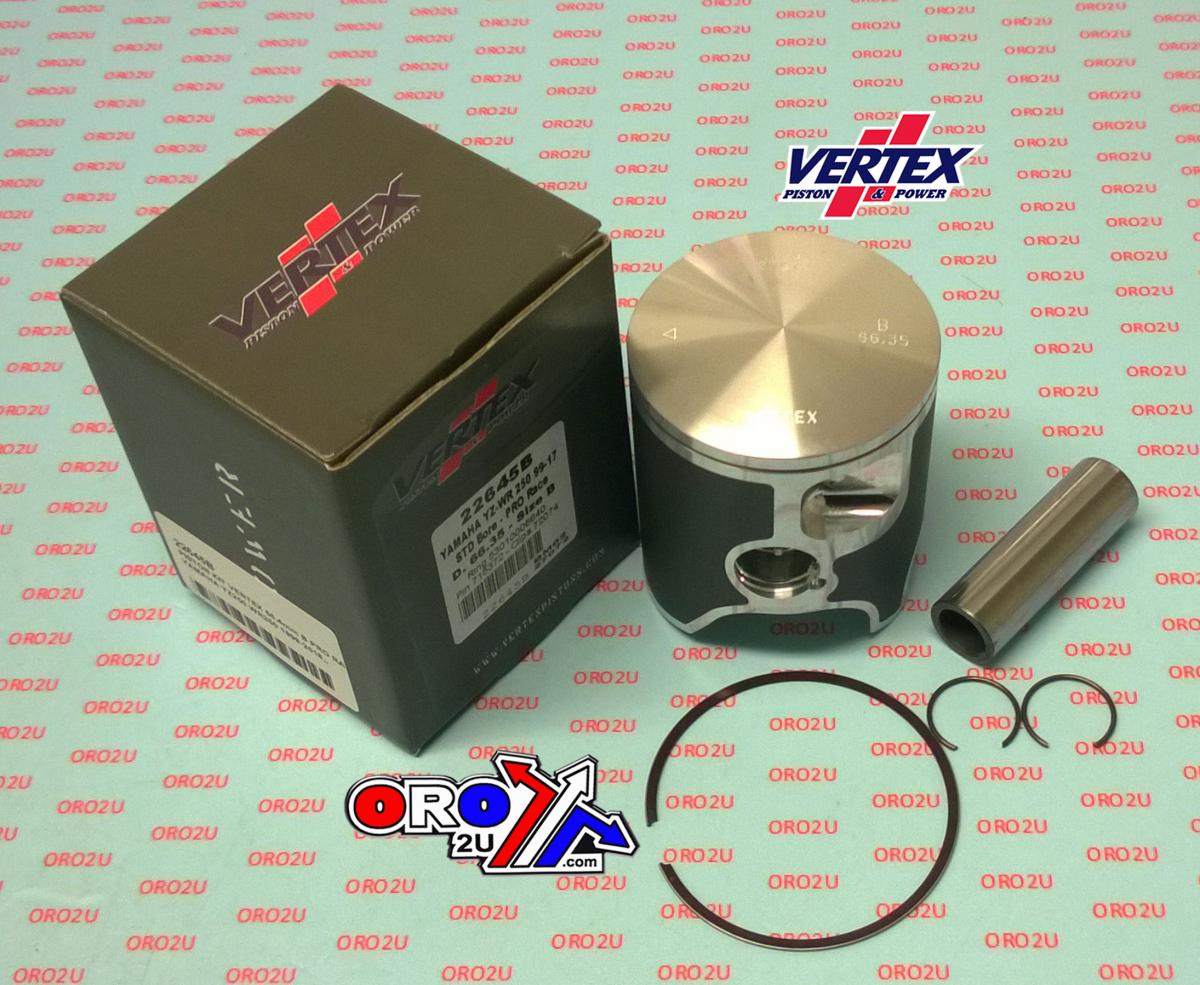 PISTON KIT VERTEX 66.4 D YAMAHA YZ250 99-22 PRO RACE, VERTEX 22645D SINGLE RING