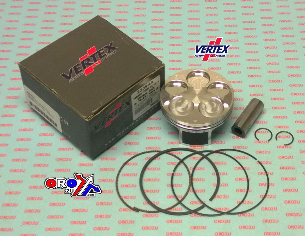 PISTON KIT VERTEX 77.0 C HC YAMAHA YZ 250 08-13, VERTEX 23394C HC COMPR 13,9:1 2