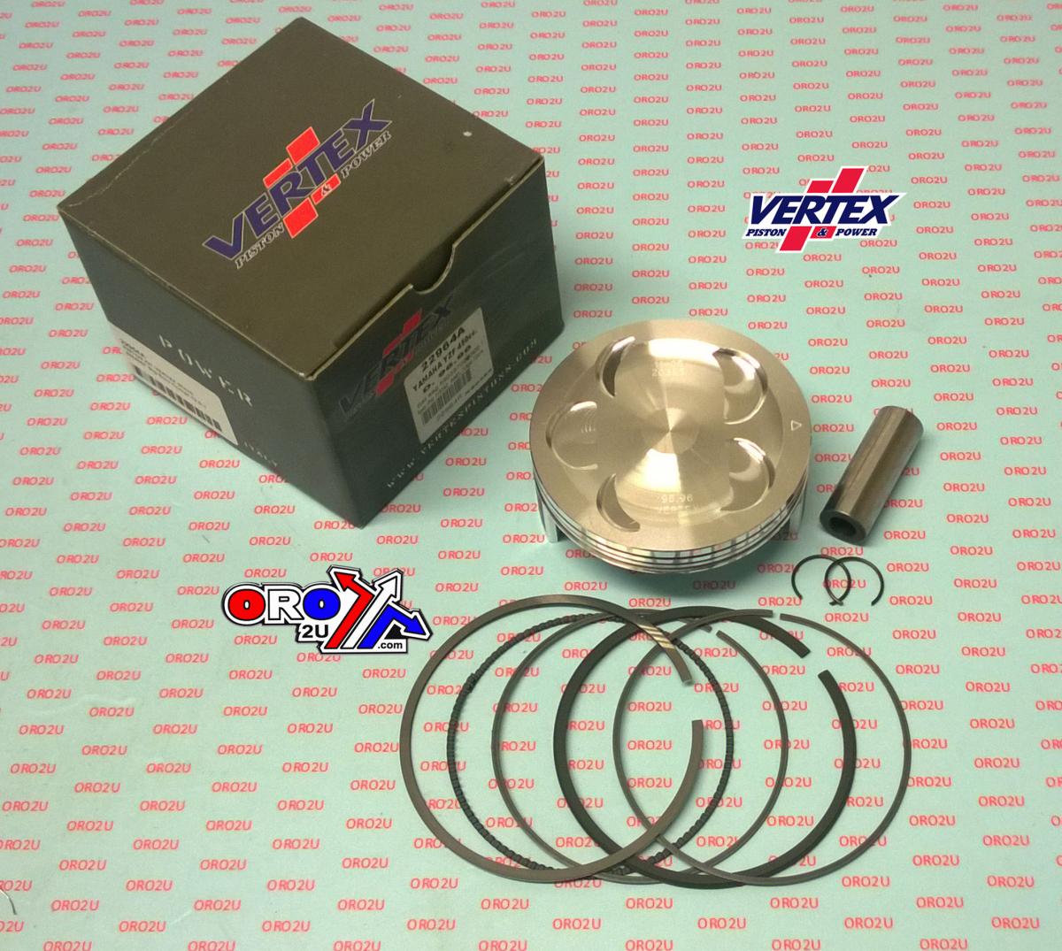 PISTON KIT VERTEX 97.0 A YAMAHA WR/YZ 450 03-15, BIG BORE OS +2.00 COMPR 12,5:1