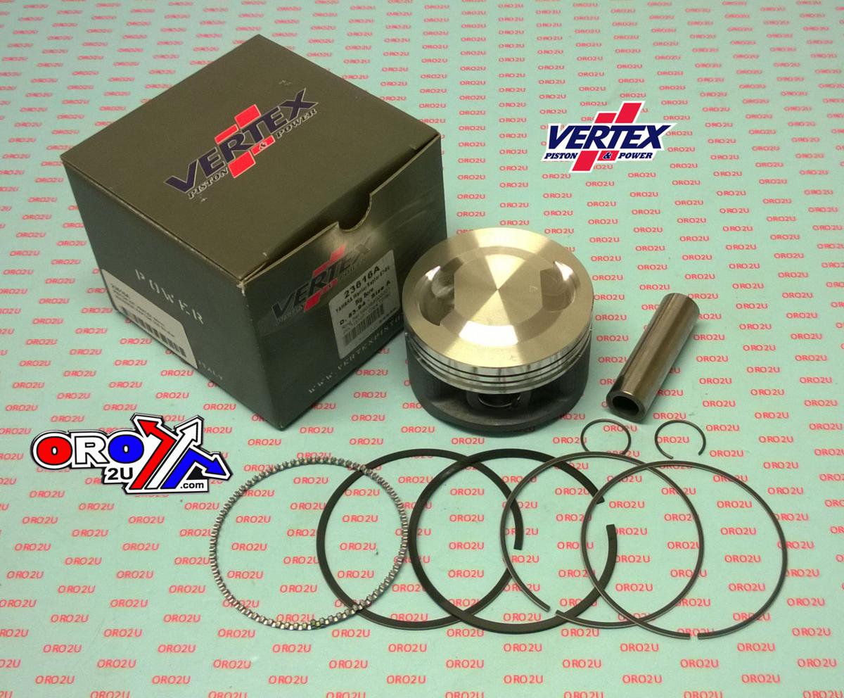 PISTON KIT VERTEX 84.0 YAMAHA WARRIOR 350, RAPTOR 350 87-09, VERTEX 23616A