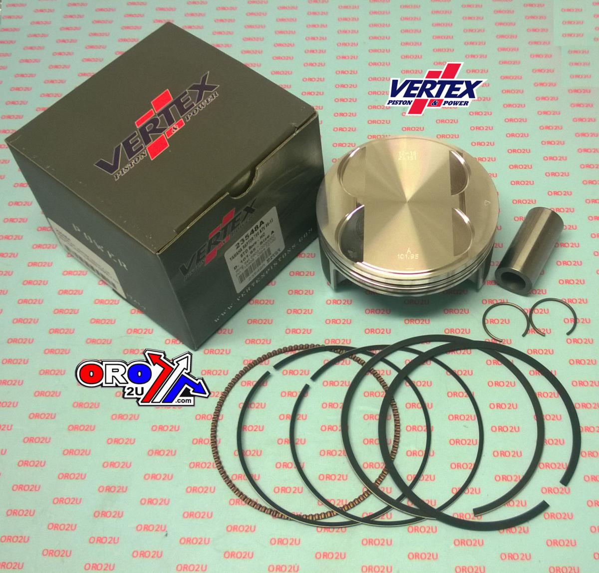 PISTON KIT VERTEX 102.0 C HC YAMAHA 700 06-14, VERTEX 23548C HC COMPR 11,0:1