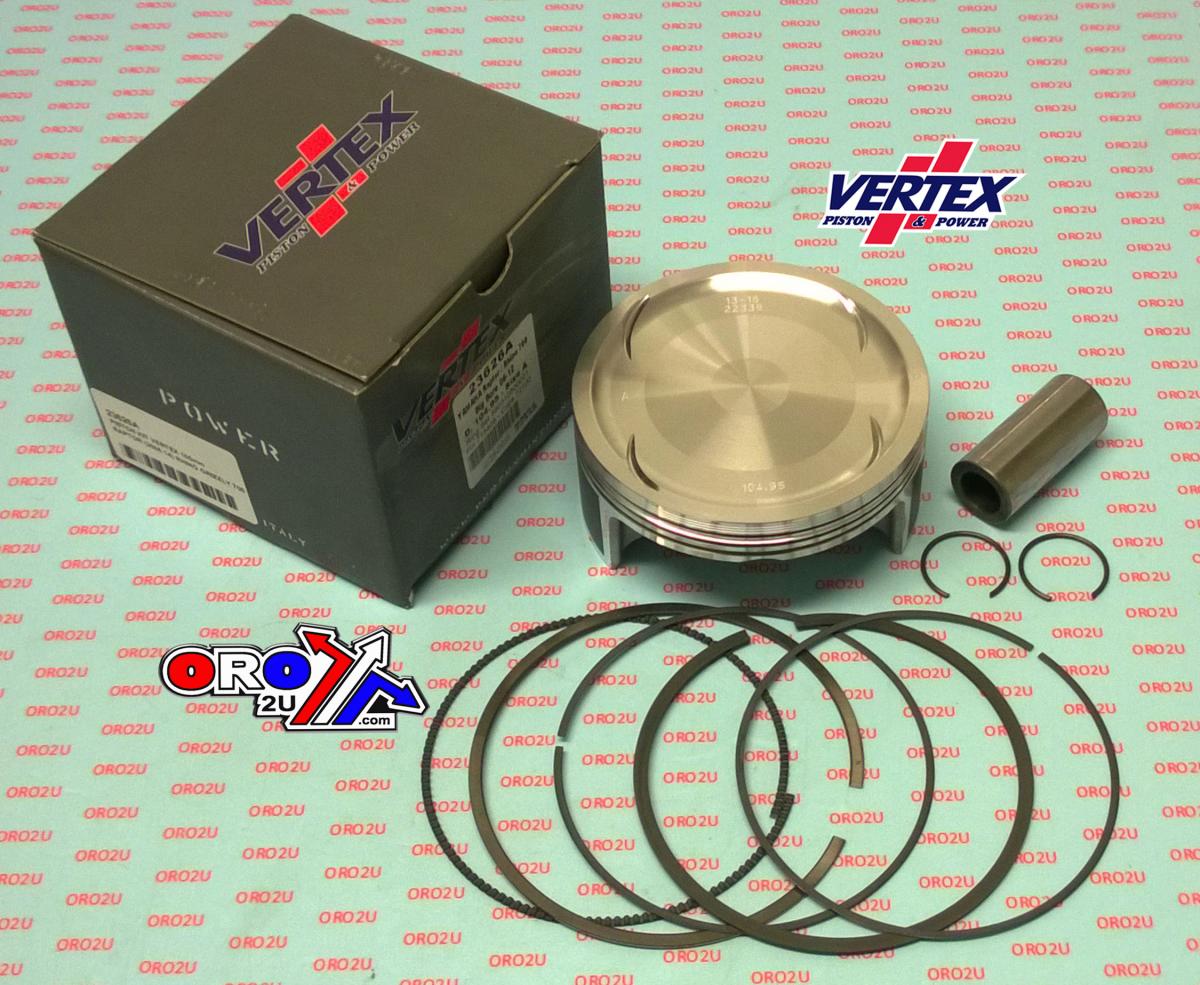 PISTON KIT VERTEX 105.0 C YAMAHA 700 ATV/UTV 06-14, 23626C OS+3.00 BIG BORE