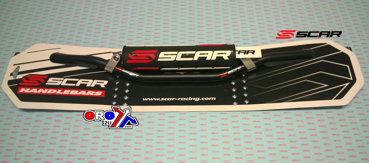Handlebar S? 22.2 (7/8) - SX Style - Black, CRF150R Black, SCAR RACING S9152