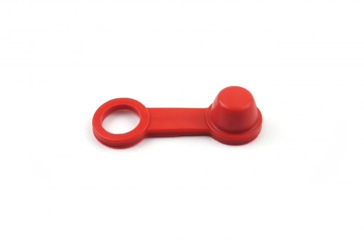 10 RUBBER CAPS RED, BLEED NIPPLE COVER CAP