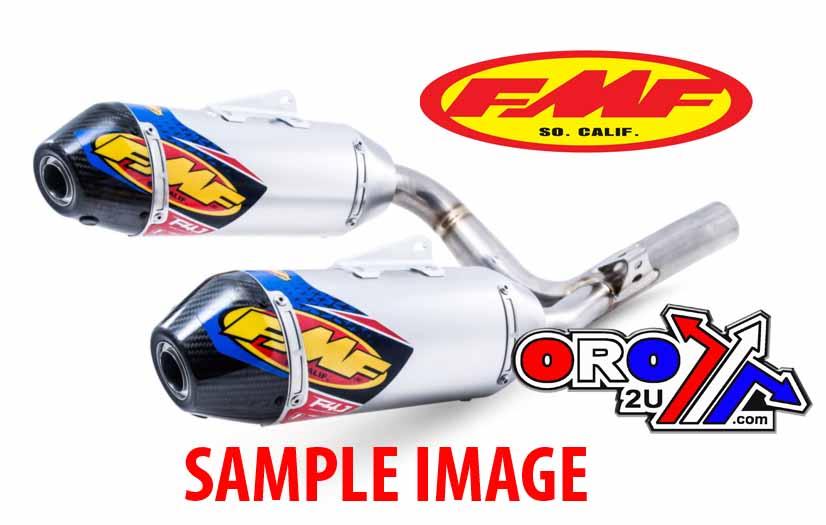 17-18 CRF450R/RX DUAL F4.1 ALUM, CARBON END CAPS FMF 041549