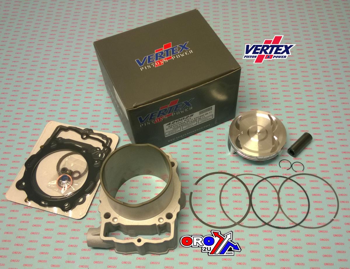 VERTEX CYLINDER KIT KTM EXC 400 09-12, 450 08-12, HUSABERG FE450E 09-11, 102mm