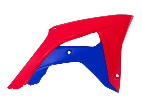 R-TECH RED/BLUE RAD SCOOPS HONDA CRF250R 2018-2021, CRF540R 2017-2020