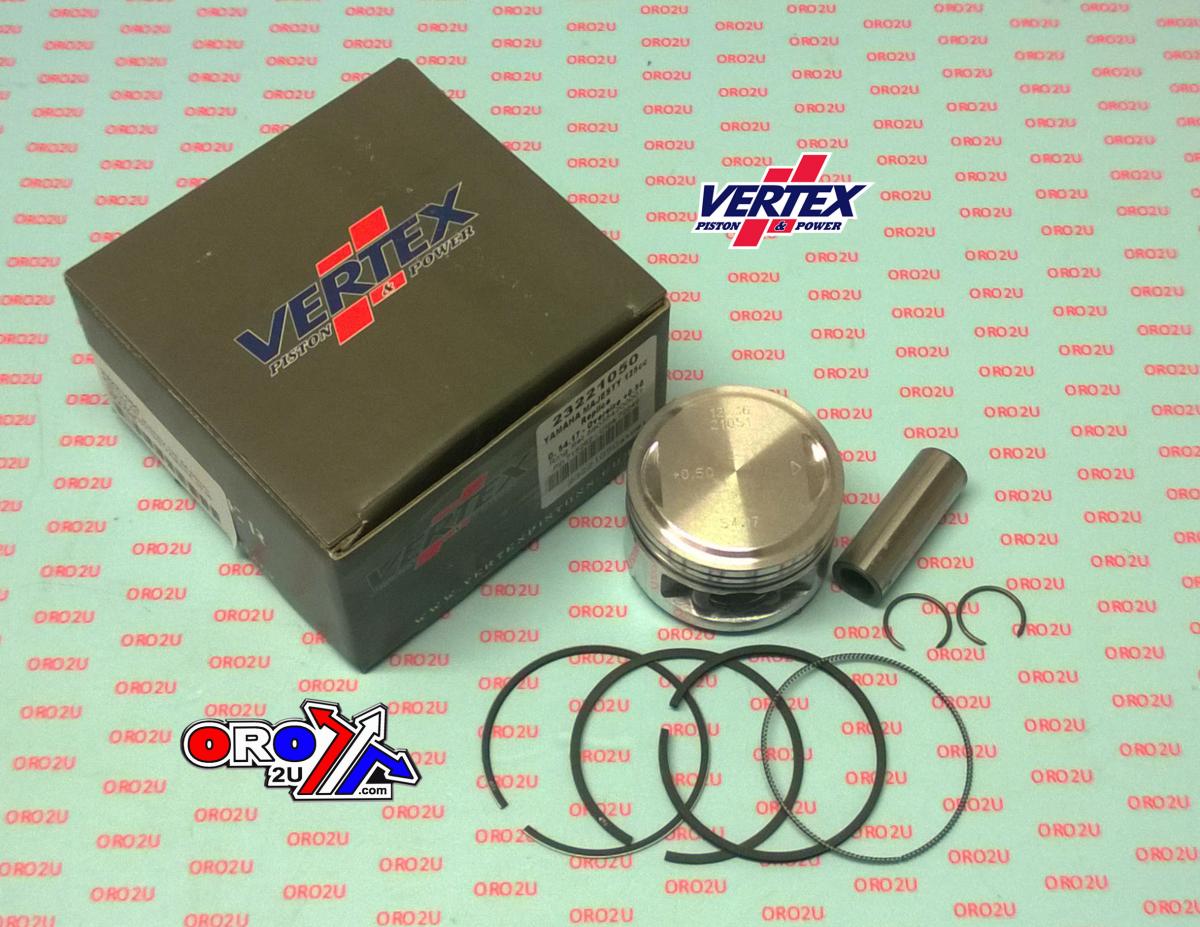 PISTON KIT YAMAHA YP125 Majesty 53.95mm, VERTEX 23221025+0.25