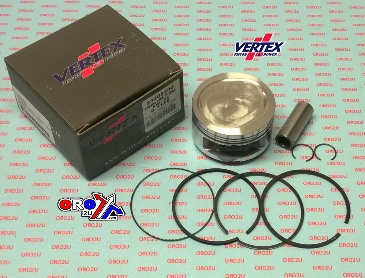 PISTON KIT VERTEX 70.0 YAMAHA MAJESTY 250, VERTEX 23208100 OS +1.00