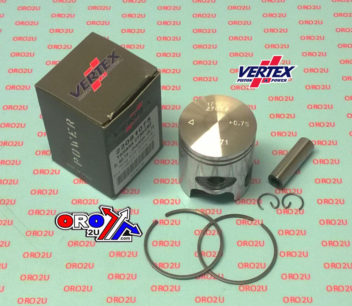 PISTON KIT VERTEX 40.00 CT50S BREEZE CRZ, VERTEX 22081 YAMAHA 50CC