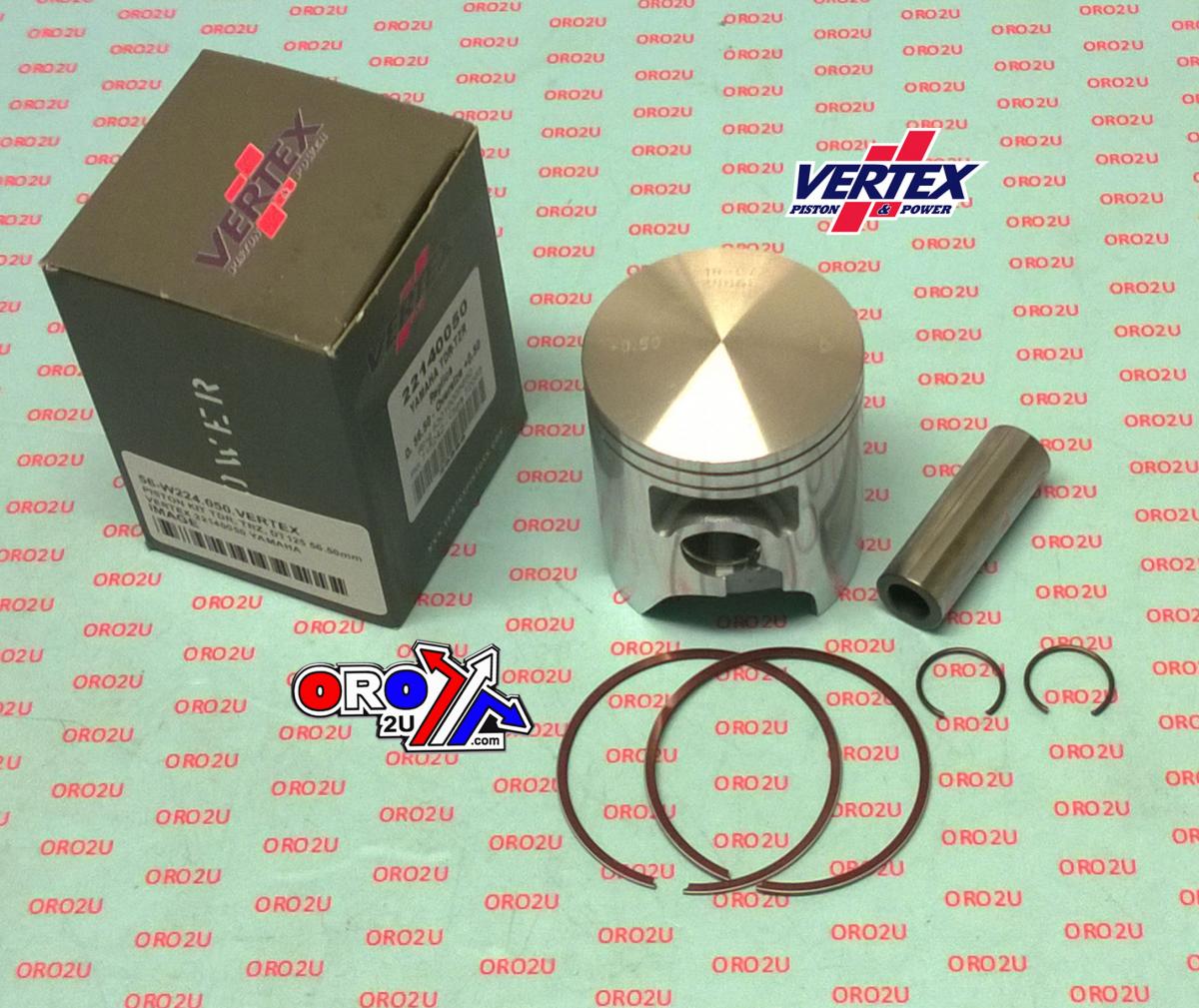 VERTEX 56.75mm PISTON KIT YAMAHA DT125R/X 1988-2006