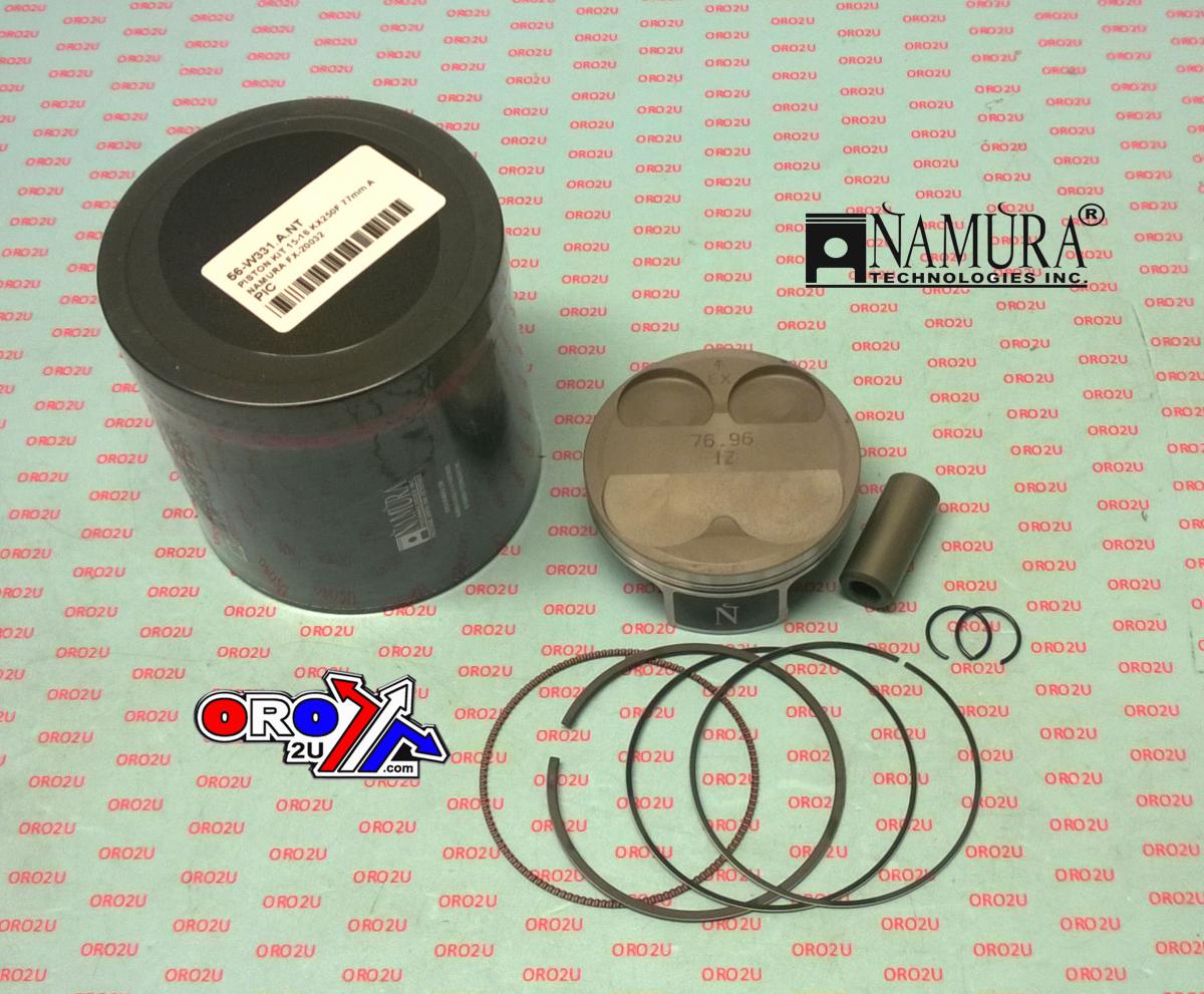 NAMURA 77mm PISTON KIT A, KAWASAKI KX250F 2015-2016