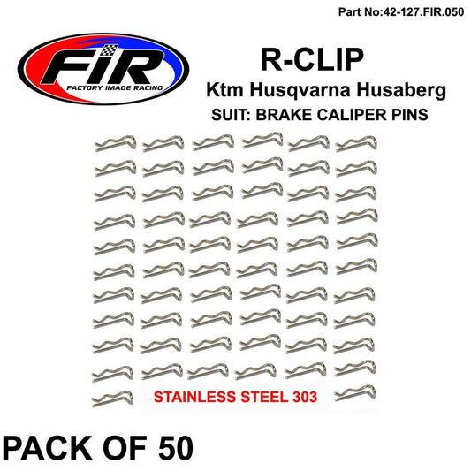 BRAKE CALIPER PIN R-CLIP. KTM/HUSQVARNA/HUSABERG, PACK 50