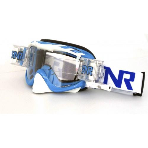 RNR HYBRID PACIFIC BLUE FULLY LOADED ROLL OFF, PACIFIC BLUE GOGGLE, GH44
