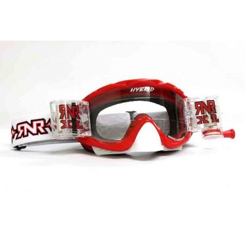 RNR HYBRID RED XL ROLL & TEAR OFF, RED GOGGLE, 36MM ROLL OFF, GH45XL
