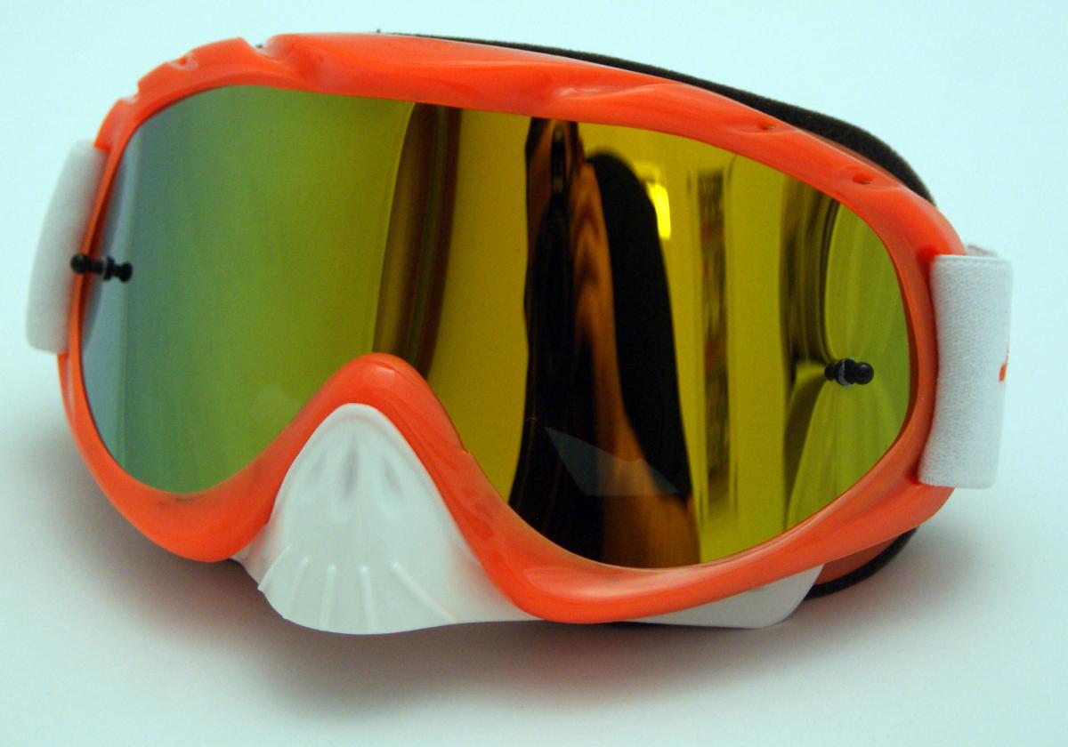 RNR HYBRID ORANGE MIRRORED LENS, ORANGE GOGGLE, GH461M