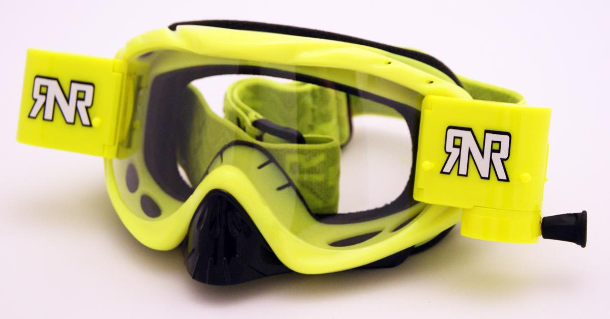 RNR HYBRID PSYCHO YEL FULLY LOADED ROLL OFF, PSYCHO YELLOW GOGGLE, GH61